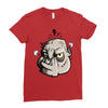 angry ogre. Ladies Fitted T-Shirt