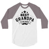 the best grandpa 3/4 Sleeve Shirt