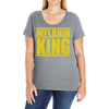 melanin king Ladies Curvy T-Shirt
