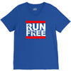 free running parkour run free V-Neck Tee