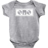 dj turntables club Baby Onesie