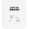Baby On Board with Stork Mousepad