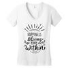 Happiness Women's V-Neck T-Shirt