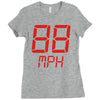 back to the future movie inspired tshirt Ladies Fitted T-Shirt