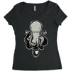 octopus Women's Triblend Scoop T-shirt