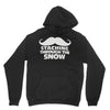 mustaching through snow Hoodie