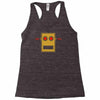 lmfao robot head Racerback Tank
