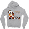 calvin hobbes Zipper Hoodie