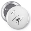 troye sivan signature Pin-back button