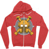 deco gasmask Zipper Hoodie