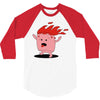 marshmallow prend feu 3/4 Sleeve Shirt