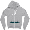 fail whale Zipper Hoodie