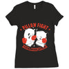 pillow fight, featherweight division Ladies Fitted T-Shirt