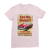 sell midget ideal birthday gift or present Ladies Fitted T-Shirt
