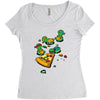 pizza lover Women's Triblend Scoop T-shirt