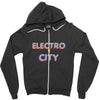 electro city Zipper Hoodie