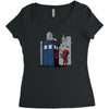 defacing the phonebox hoody Women's Triblend Scoop T-shirt