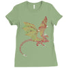 beware! Ladies Fitted T-Shirt