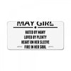 Smartass May Girl License Plate
