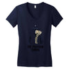 phantom tardis Women's V-Neck T-Shirt