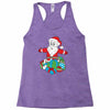 santa with piles of christmas Racerback Tank