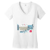 chucknorium Women's V-Neck T-Shirt