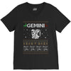 gemini christmas ugly sweater V-Neck Tee
