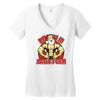 santa's gym Women's V-Neck T-Shirt