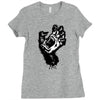 screaming hand werewolf Ladies Fitted T-Shirt