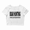 boar hunting tex Crop Top