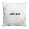army rust Throw Pillow