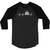 pug heartsnort 3/4 Sleeve Shirt