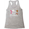 peace love rabbits Racerback Tank
