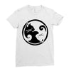 yinyang cats Ladies Fitted T-Shirt
