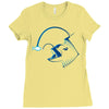 out baby fished Ladies Fitted T-Shirt