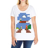 Mario Games Ladies Curvy T-Shirt