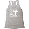 eat sleep mine funny Racerback Tank