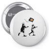 banksy kids play t.v. ball Pin-back button