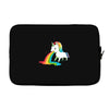 where rainbows come from (green) Laptop sleeve