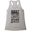 This Guy Is Taken By A Super Sexy October Girlfriend Racerback Tank