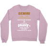 Gemini Hated By Many Wanted By Plenty Disliked By Some Confronted By N Crewneck Sweatshirt