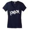 london Women's V-Neck T-Shirt