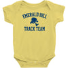 emerald hill track team Baby Bodysuit