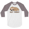 Sloth Says Not Today 3/4 Sleeve Shirt