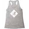 ninja crossing sign Racerback Tank