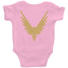 Maverick Gold Print Baby Onesie