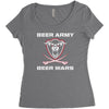 beer army beer wars Women's Triblend Scoop T-shirt