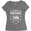 original parts vintage established 1996 perfectly aged Women's Triblend Scoop T-shirt