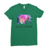 Little Dipper with Galaxy Ladies Fitted T-Shirt