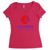 stylish retro hawaiian airlines Women's Triblend Scoop T-shirt